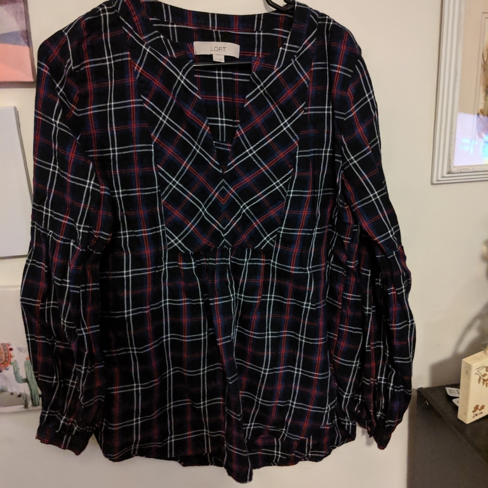 Plaid loft long sleeve shirt